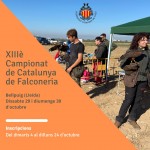 La localitat lleidatana de Bellpuig acollirà el XIIIè Campionat de Catalunya de Falconeria